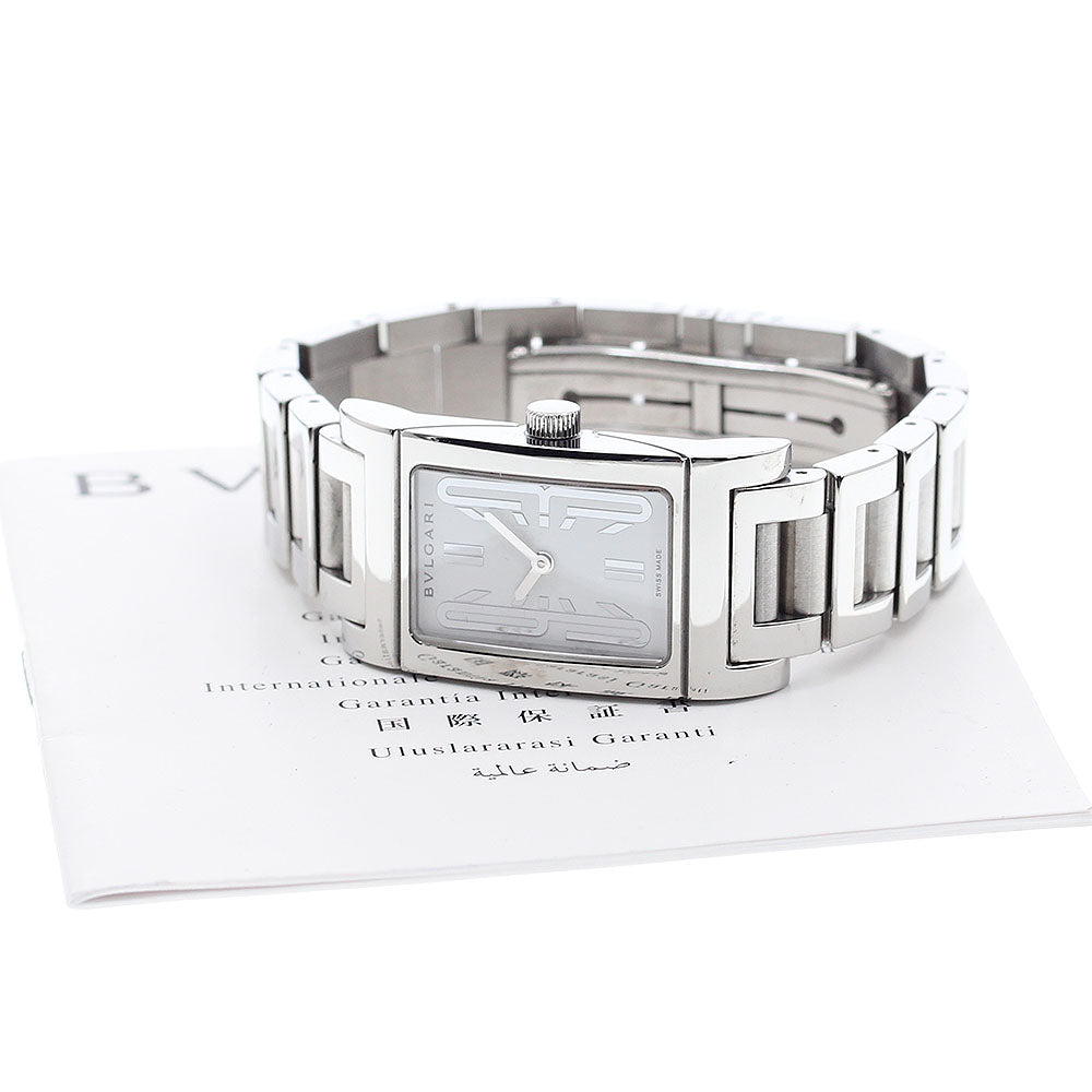 BVLGARI Rettangolo RT39S white Dial Quartz Ladies Watch_900611