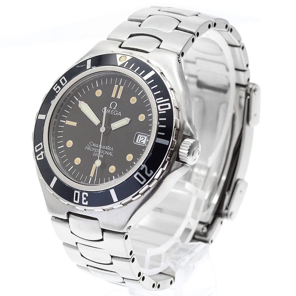 OMEGA Seamaster200 Date black Dial Quartz Men's Watch_900626