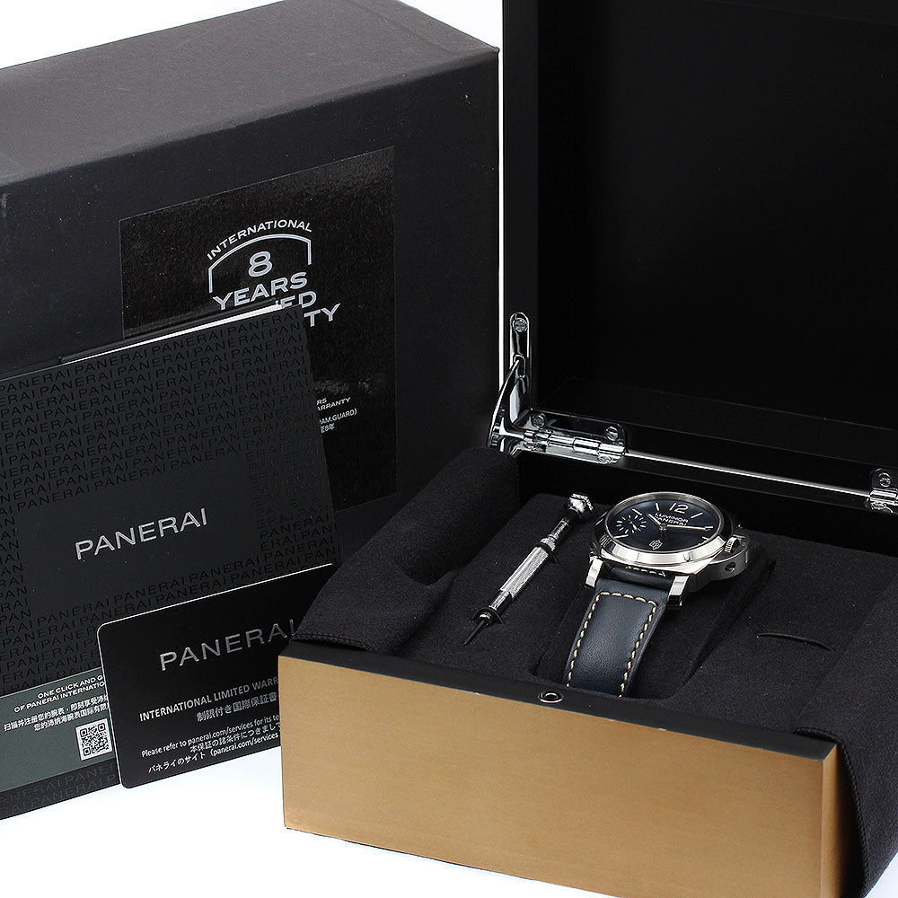 PANERAI Luminor Blue Mare PAM01085 Small seconds Hand Winding Men's Watch_900630