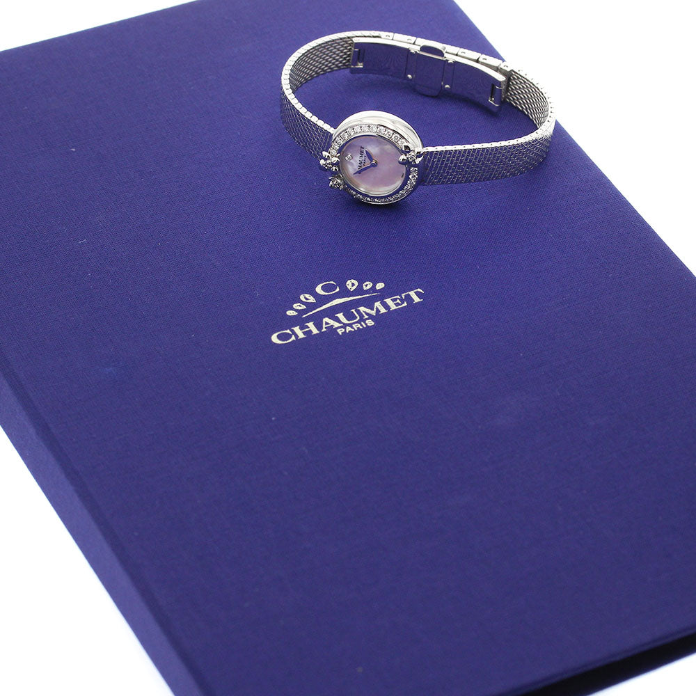 Chaumet Hortensia Eden W84253-001 Diamond Bezel Quartz Ladies Watch_900632