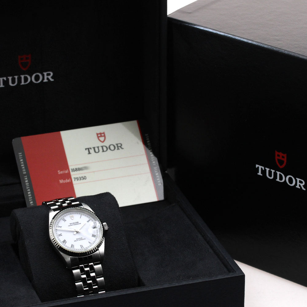 TUDOR Prince Oyster Date 72034 WG bezel white Dial Automatic Boy's Watch_900683