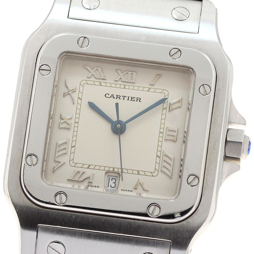 CARTIER Santos GalbeeLM W20025D6 beige Dial Quartz Men's Watch_900691