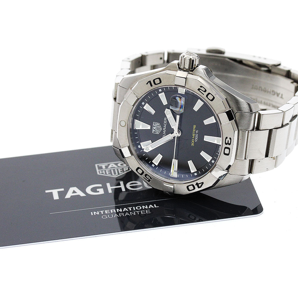 TAG HEUER Aqua racer WBD1110 Date black Dial Quartz Men's Watch_900698