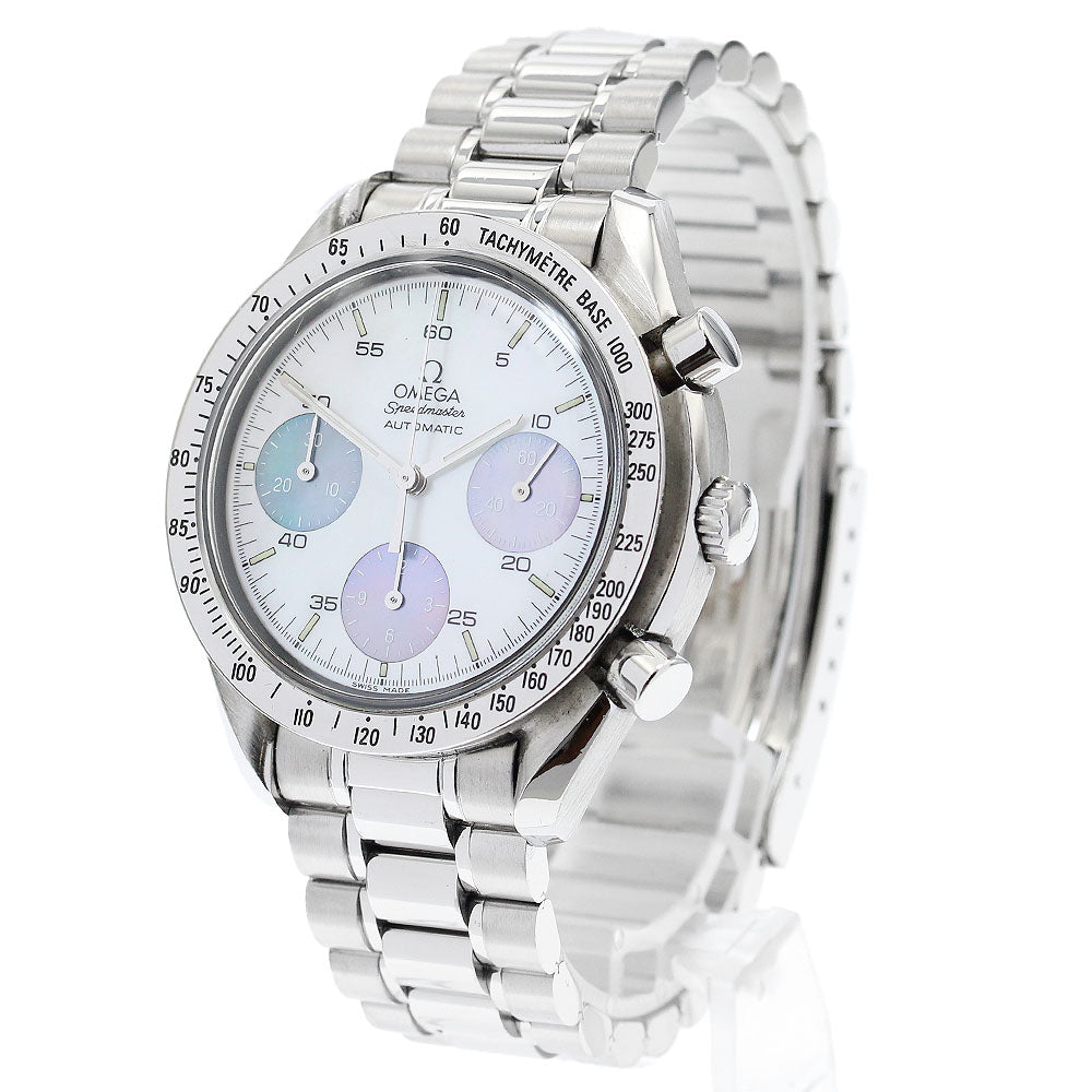 OMEGA Speedmaster 3502.74 Chronograph white shell/blue shell Dial Automatic Men's Watch_900699