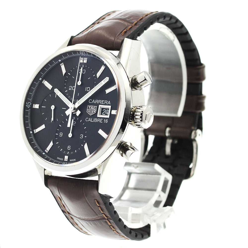 TAG HEUER Carrera Caliber 16 CBK2110 Chronograph black Dial Automatic Men's Watch_900707