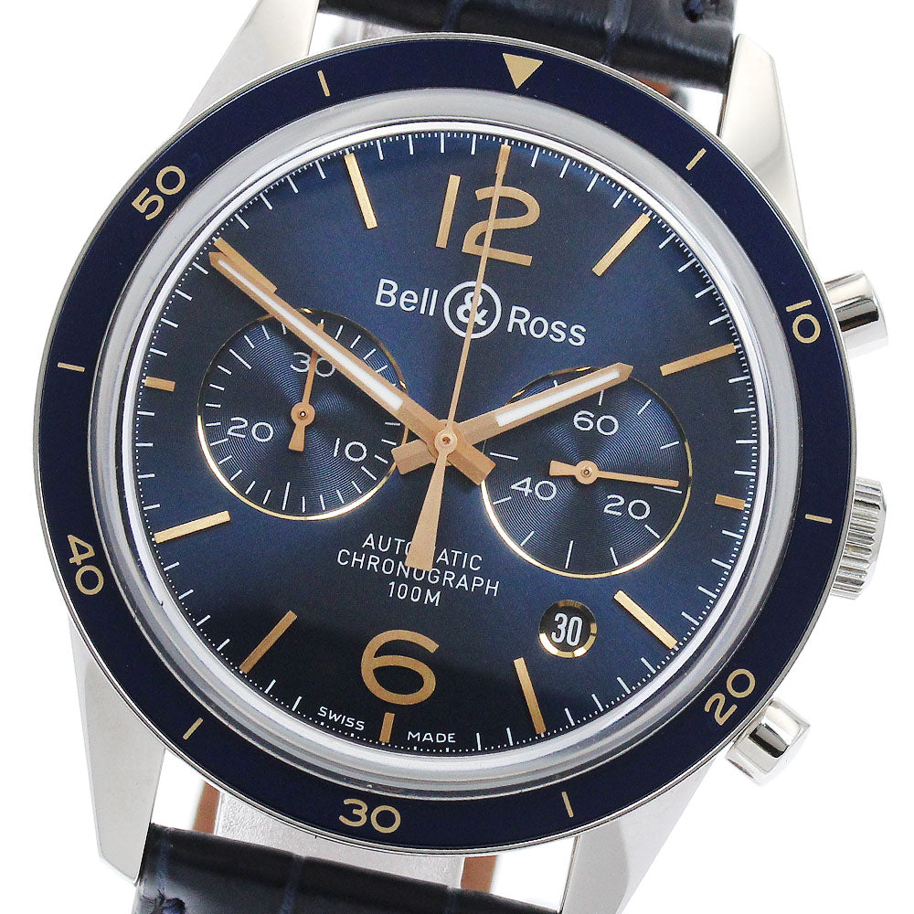 Bell＆Ross Aeronaval BRV126-BLU-ST/SCA Date blue Dial Automatic Men's Watch_900715