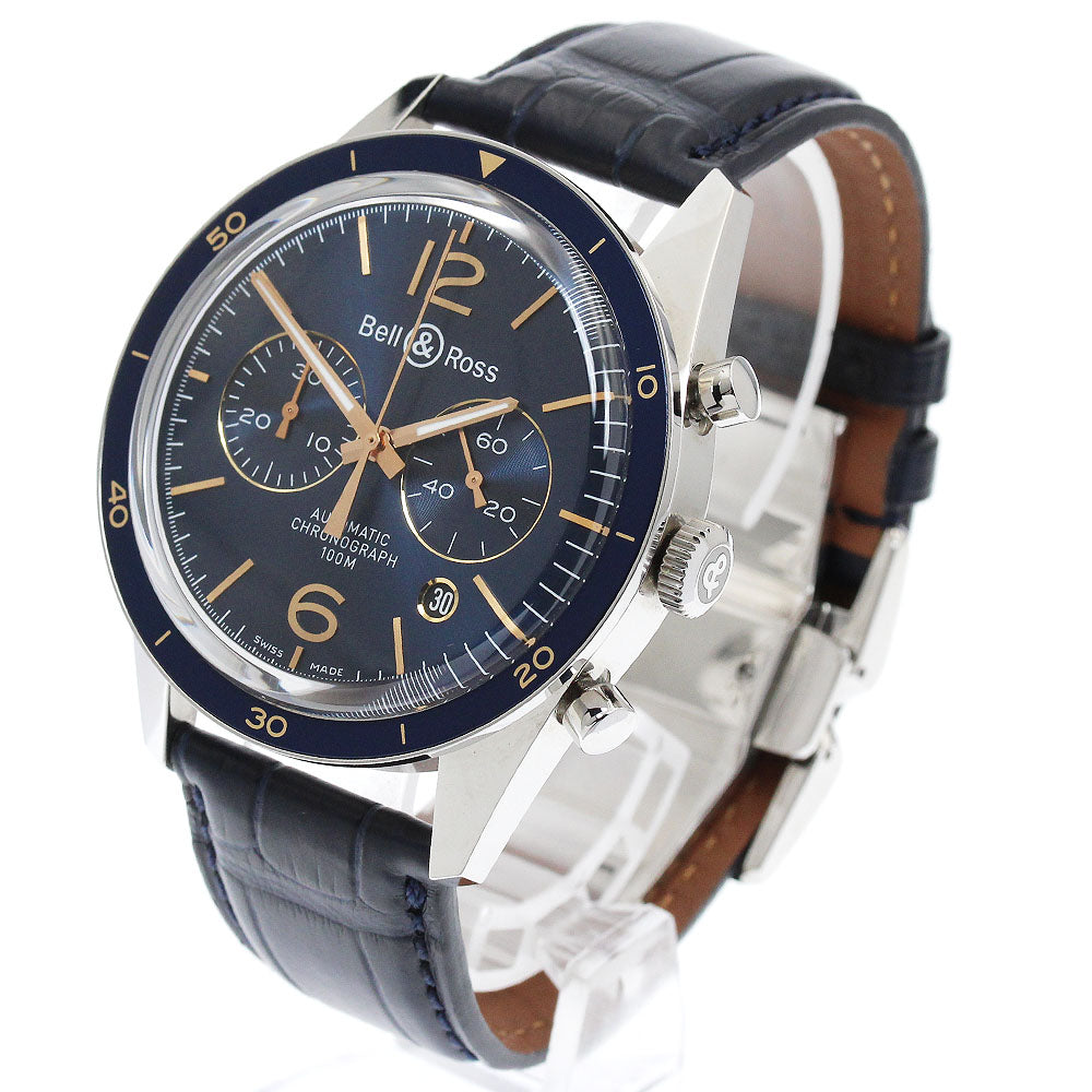 Bell＆Ross Aeronaval BRV126-BLU-ST/SCA Date blue Dial Automatic Men's Watch_900715