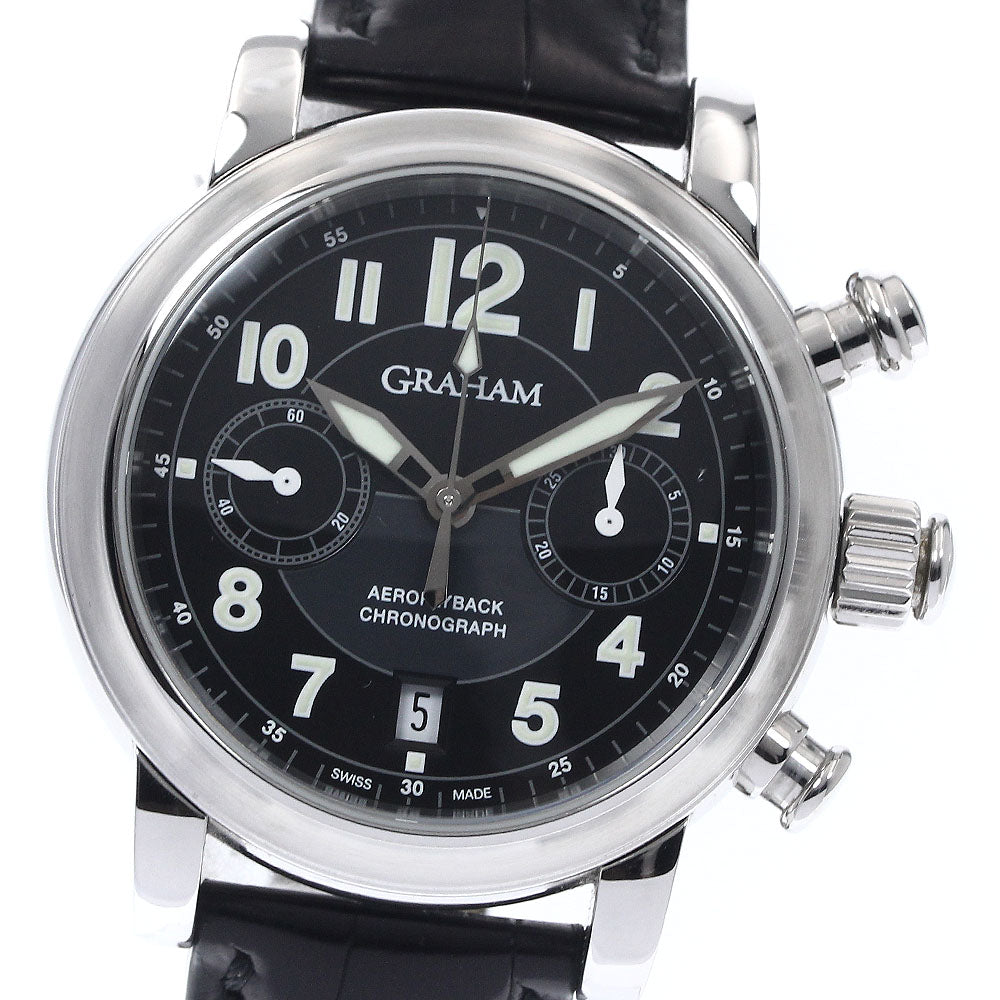 GRAHAM Aero flyback 2AFAS Chronograph black Dial Automatic Men's Watch_900716
