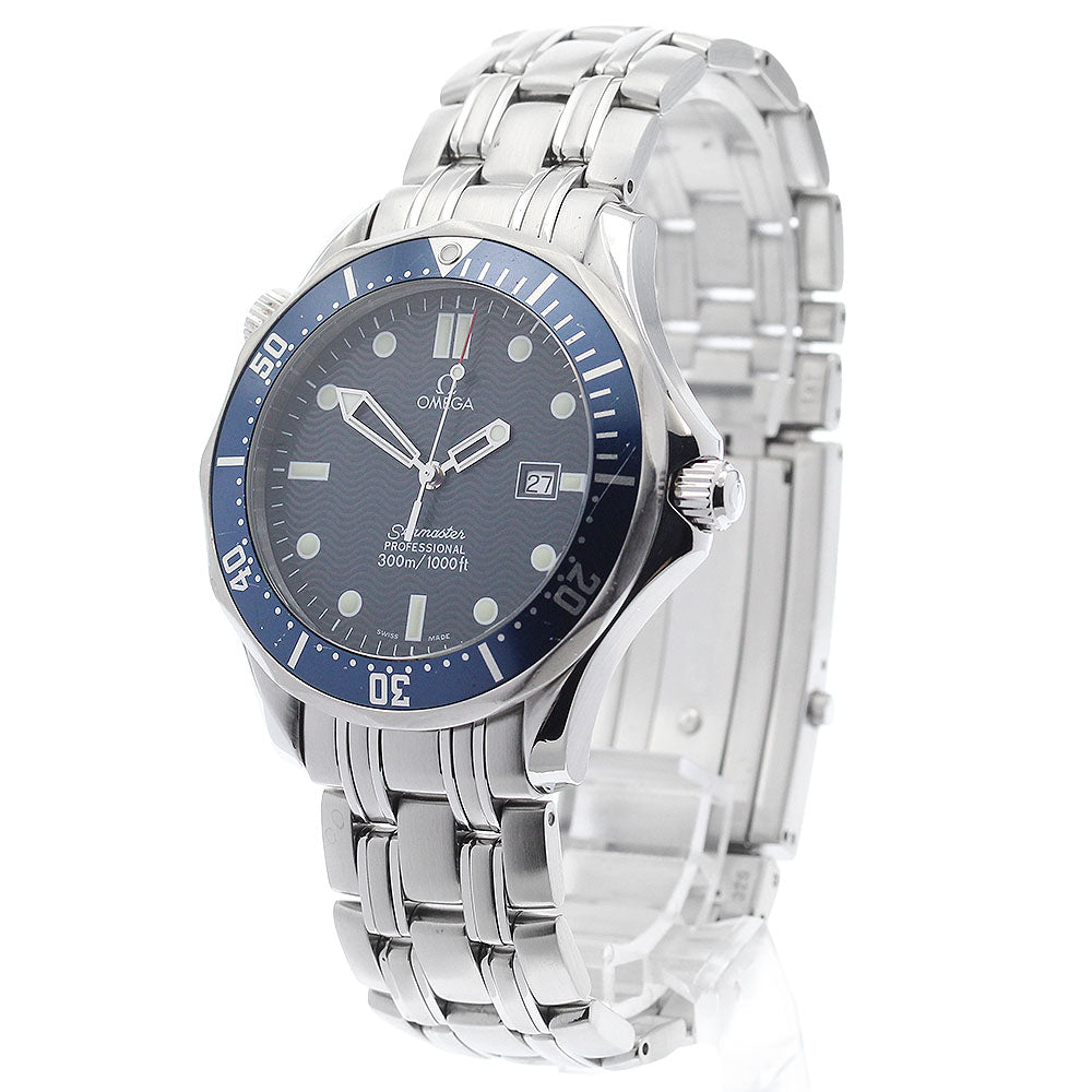 OMEGA Seamaster300 2541.80 Date Navy Dial Quartz Men's Watch_900720