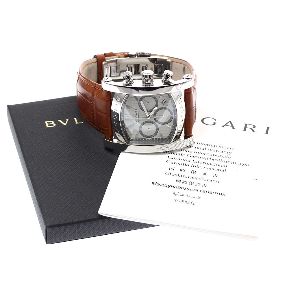BVLGARI Assioma AA48SCH Date gray Dial Automatic Men's Watch_900725