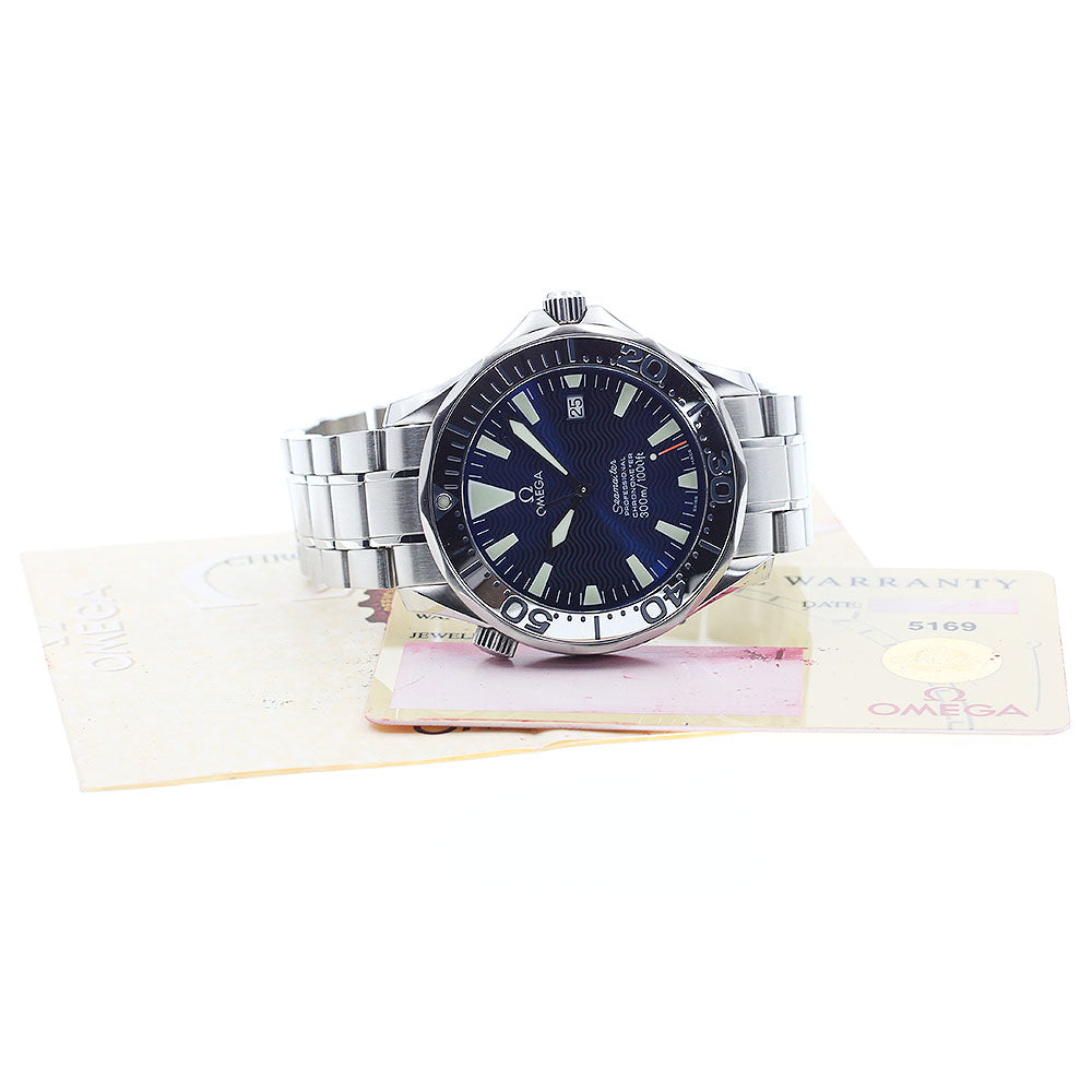 OMEGA Seamaster300 2255.80 Date blue Dial Automatic Men's Watch_900734