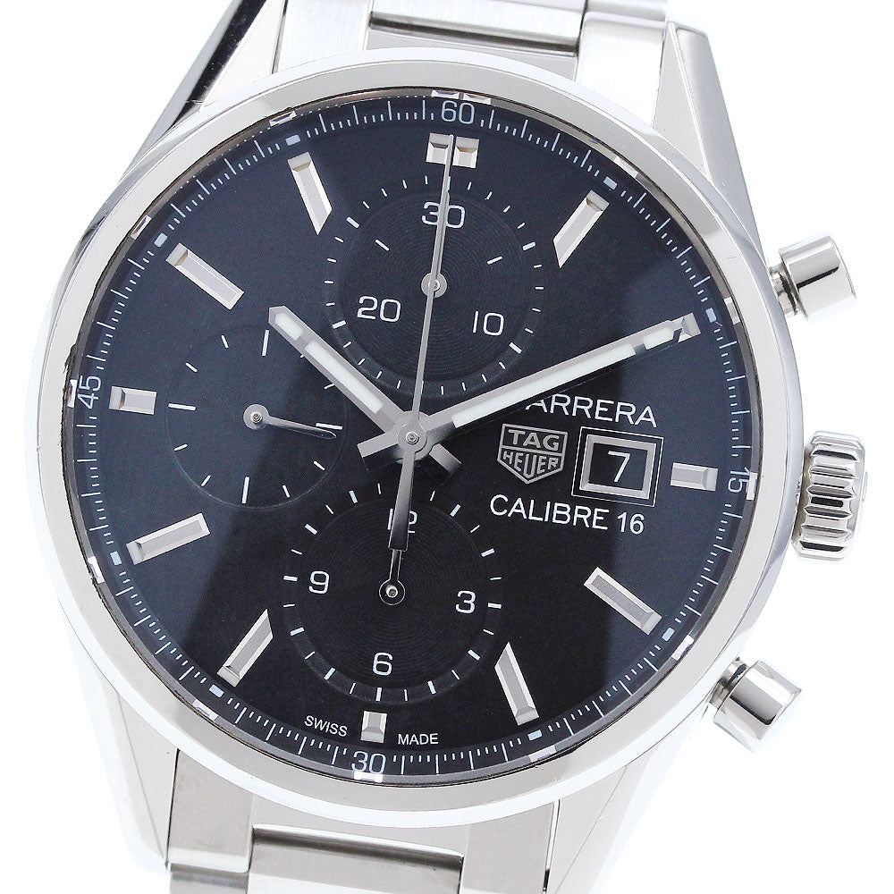 TAG HEUER Carrera Caliber 16 CBK2110.BA0715 Chronograph Automatic Men's_900738