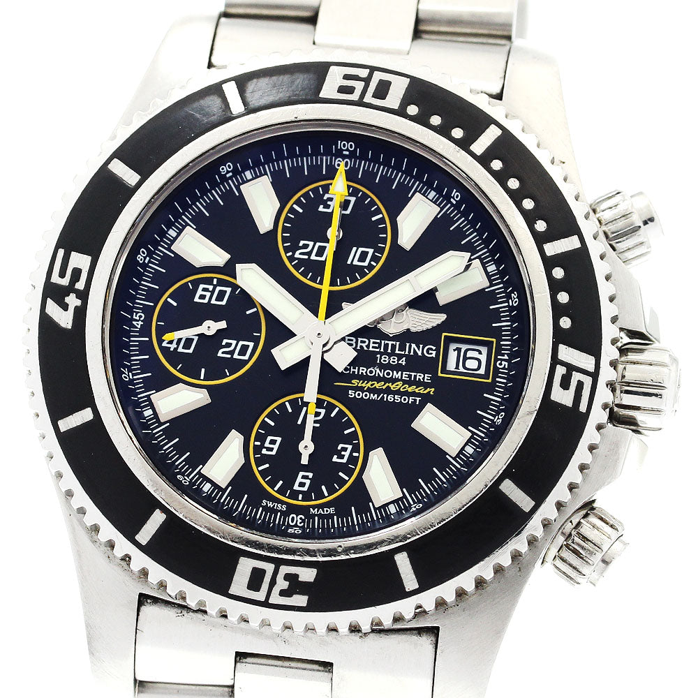 BREITLING Super Ocean A13341 Chronograph black Dial Automatic Men's Watch_900741