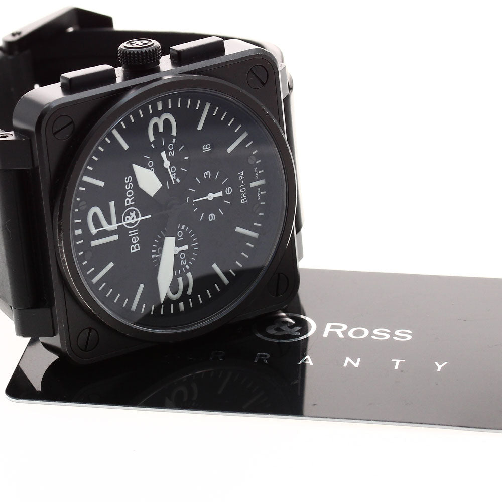 Bell＆Ross Aviation BR01-94 Chronograph Date black Dial Automatic Men's_900746