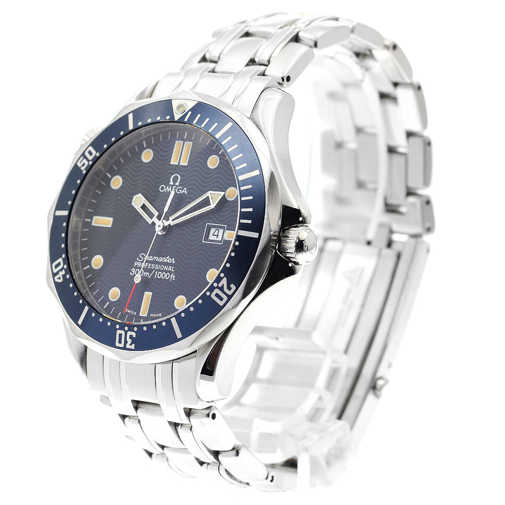 OMEGA Seamaster300 2541.80 Date Navy Dial Quartz Men's Watch_900752