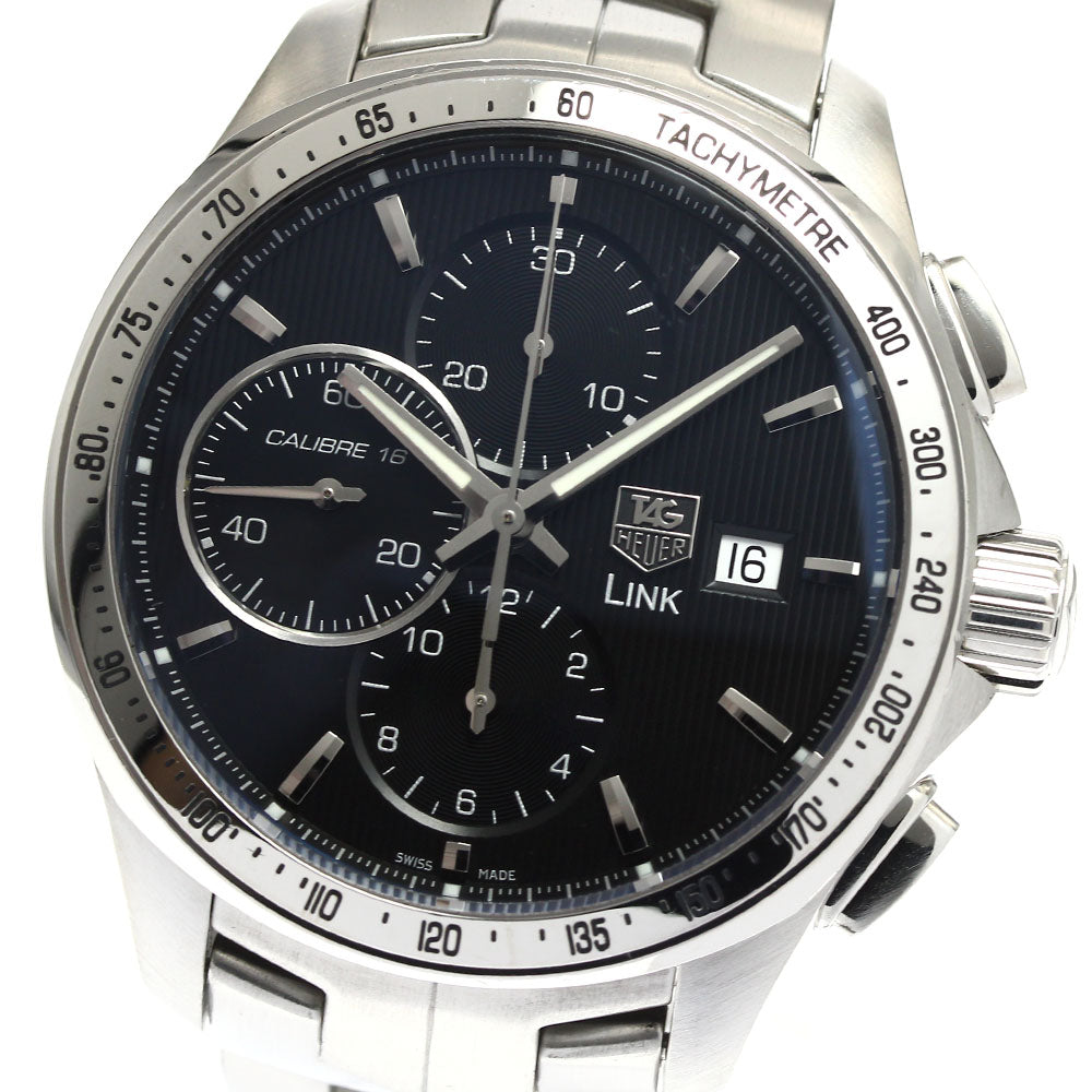 TAG HEUER Link CAT2010 Chronograph black Dial Automatic Men's Watch_900757