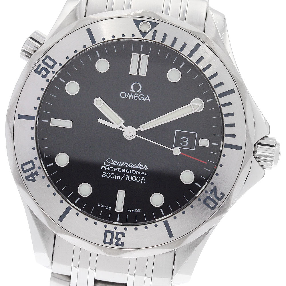 OMEGA Seamaster300 2261.50 Date black Dial Quartz Men's Watch_900759