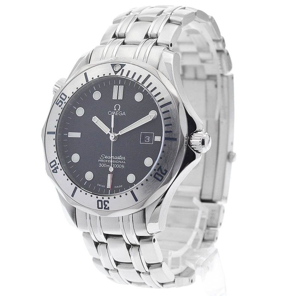 OMEGA Seamaster300 2261.50 Date black Dial Quartz Men's Watch_900759