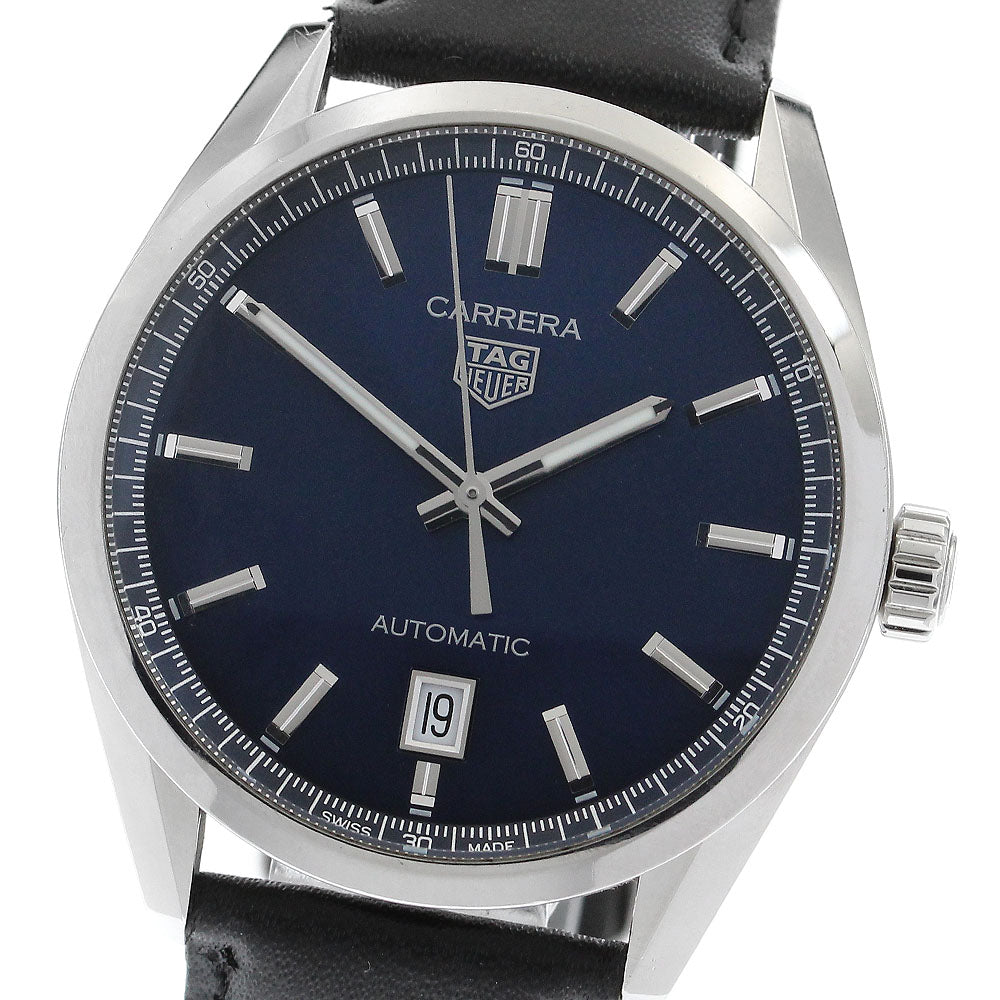 TAG HEUER Carrera Caliber 5 WBN2112-0 Date Navy Dial AT Men's Watch_900776