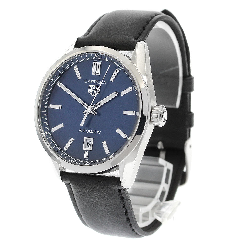 TAG HEUER Carrera Caliber 5 WBN2112-0 Date Navy Dial AT Men's Watch_900776