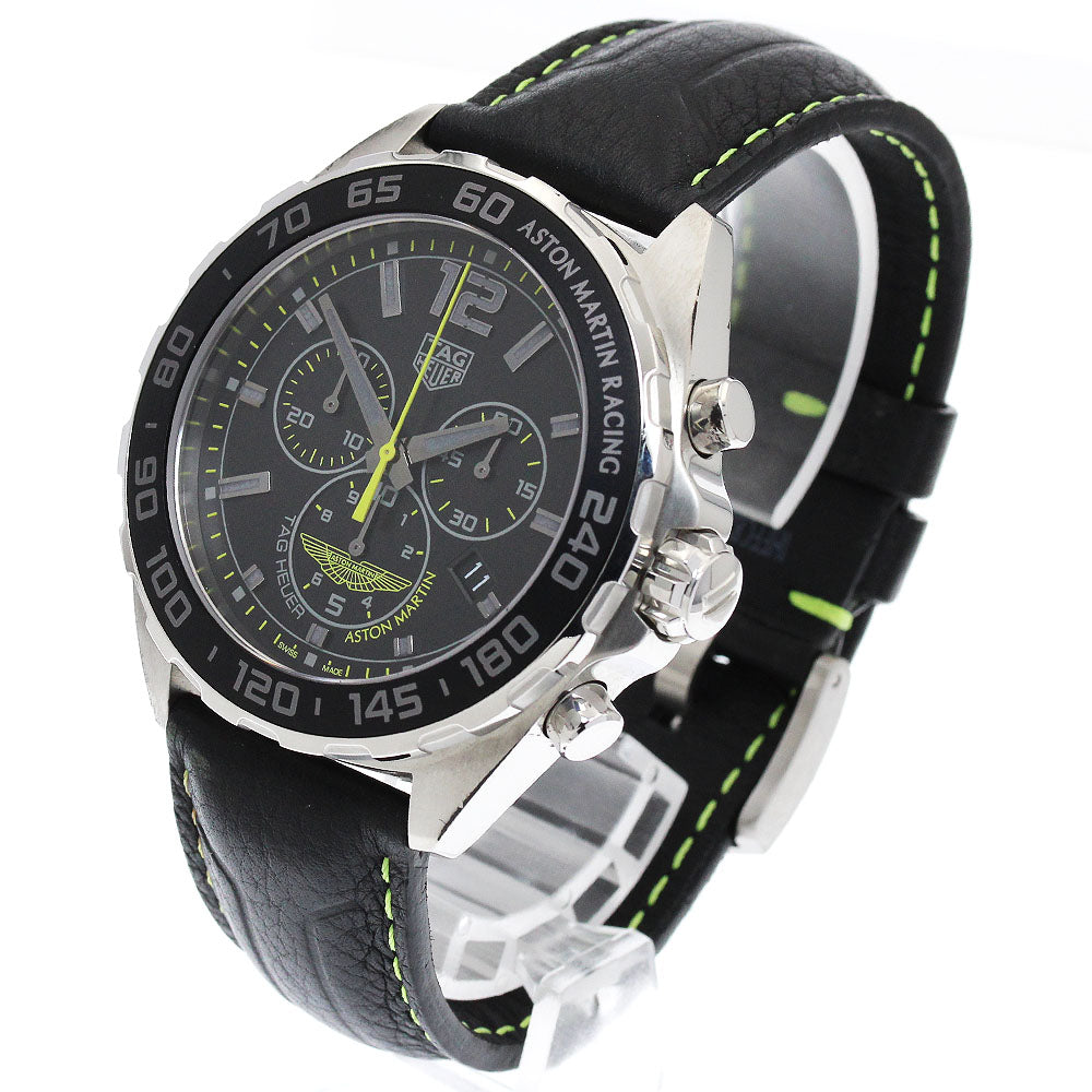 TAG HEUER Formula 1 Aston Martin Special Edition CAZ101P Date Chronograph black Dial Quartz Men's Watch_900778