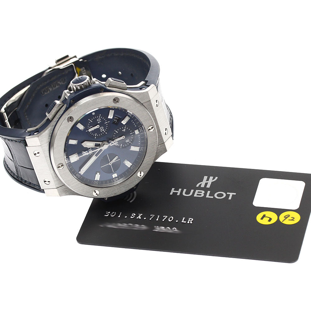 HUBLOT Big Bang Steel Blue 301.SX.7170.LR Chronograph Date blue Dial Automatic Men's Watch_900784