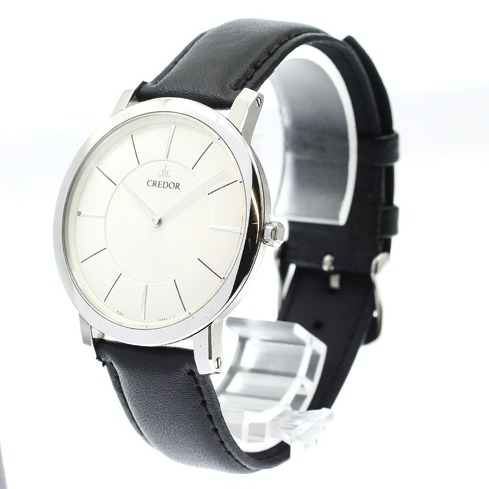 SEIKO CREDOR node GCAT997/8J80-0AD0 Silver Dial Quartz Men's Watch_900823