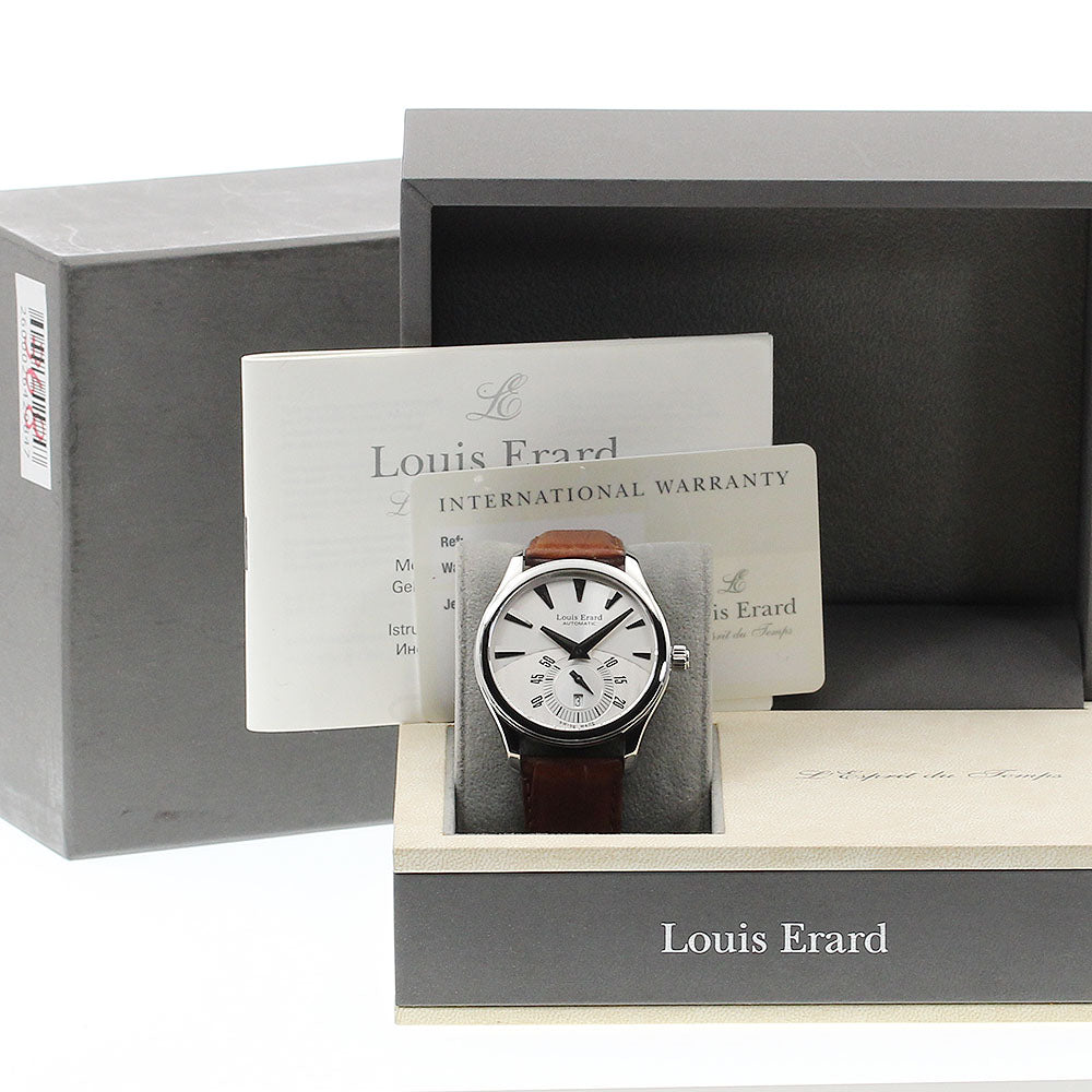 Louis Erard Asymmetric 92300AA11 Small Second Date Silver Dial Automatic Men's Watch_900824