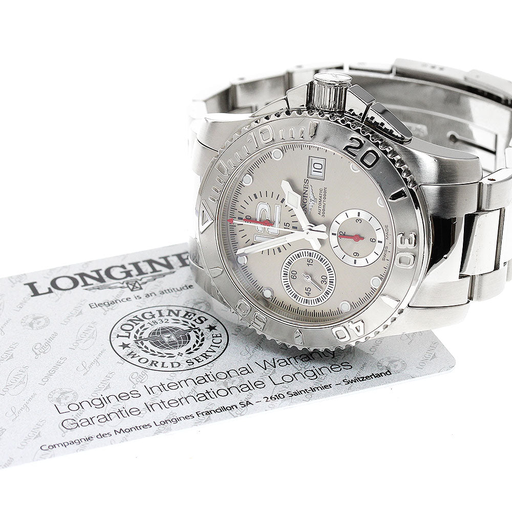 LONGINES Hydro Conquest L3.673.4 Chronograph gray Dial Automatic Men's_900826