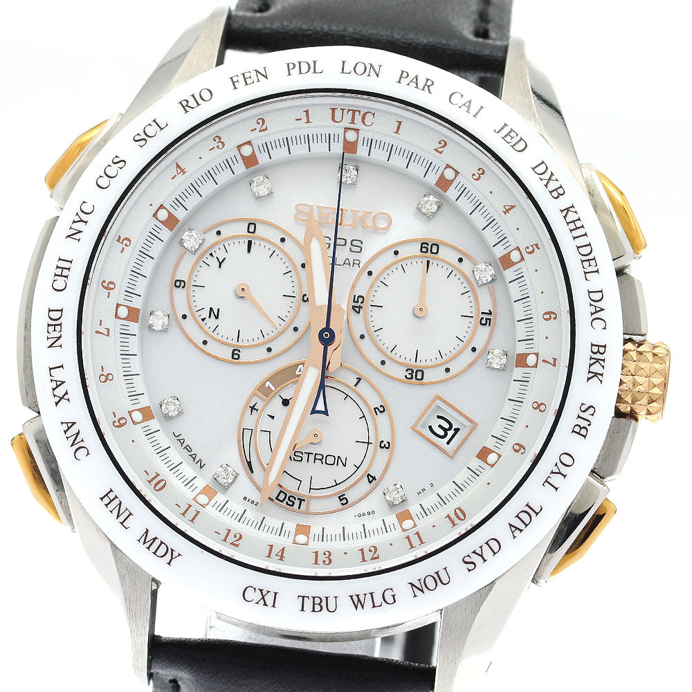 SEIKO Limited to 1,000 Astron Resorts 8X82-0AE0/SBXB021 10P diamond Men's_900828