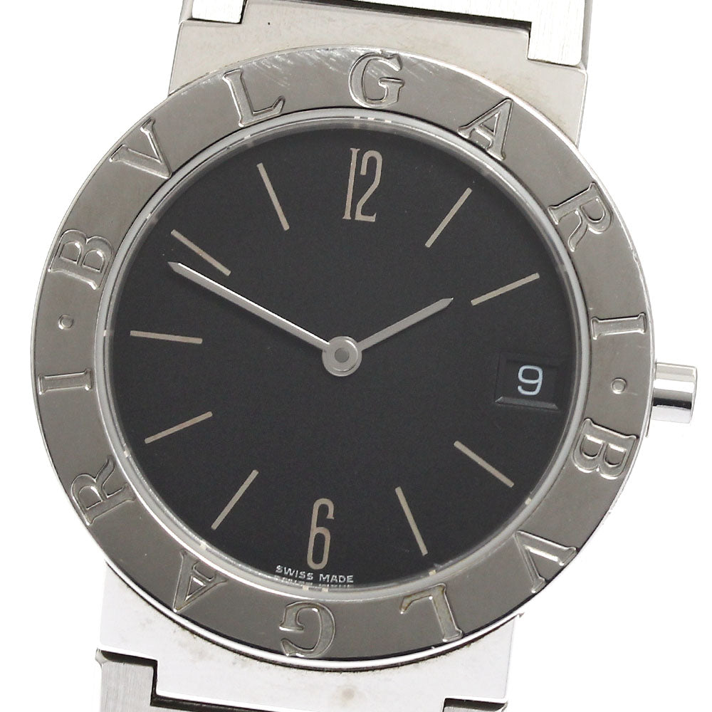 BVLGARI BVLGARIBVLGARI BB30SS Date black Dial Quartz Boy's Watch_900837