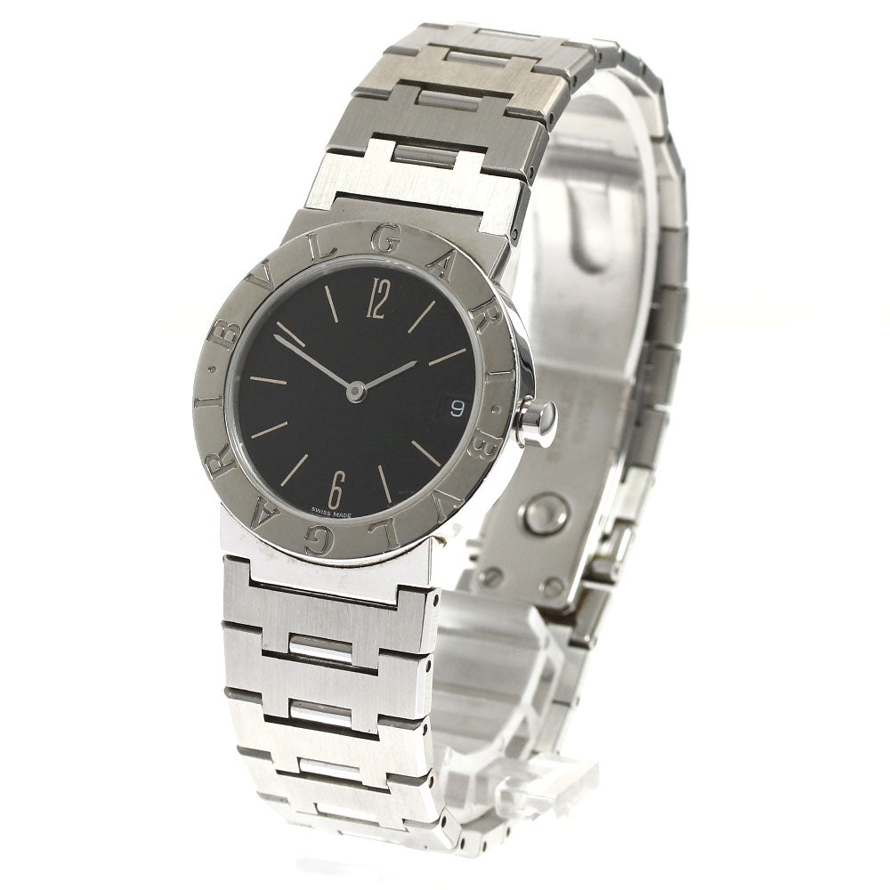 BVLGARI BVLGARIBVLGARI BB30SS Date black Dial Quartz Boy's Watch_900837