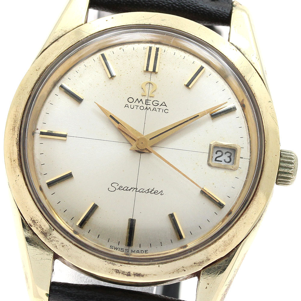 OMEGA Seamaster 166010-66 Date Cal.565 Silver Dial Automatic Men's Watch_900838