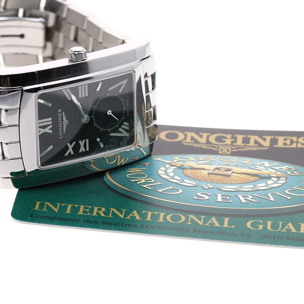 LONGINES Dolcevita L5.655.4 Small seconds black Dial Quartz Men's Watch_900840