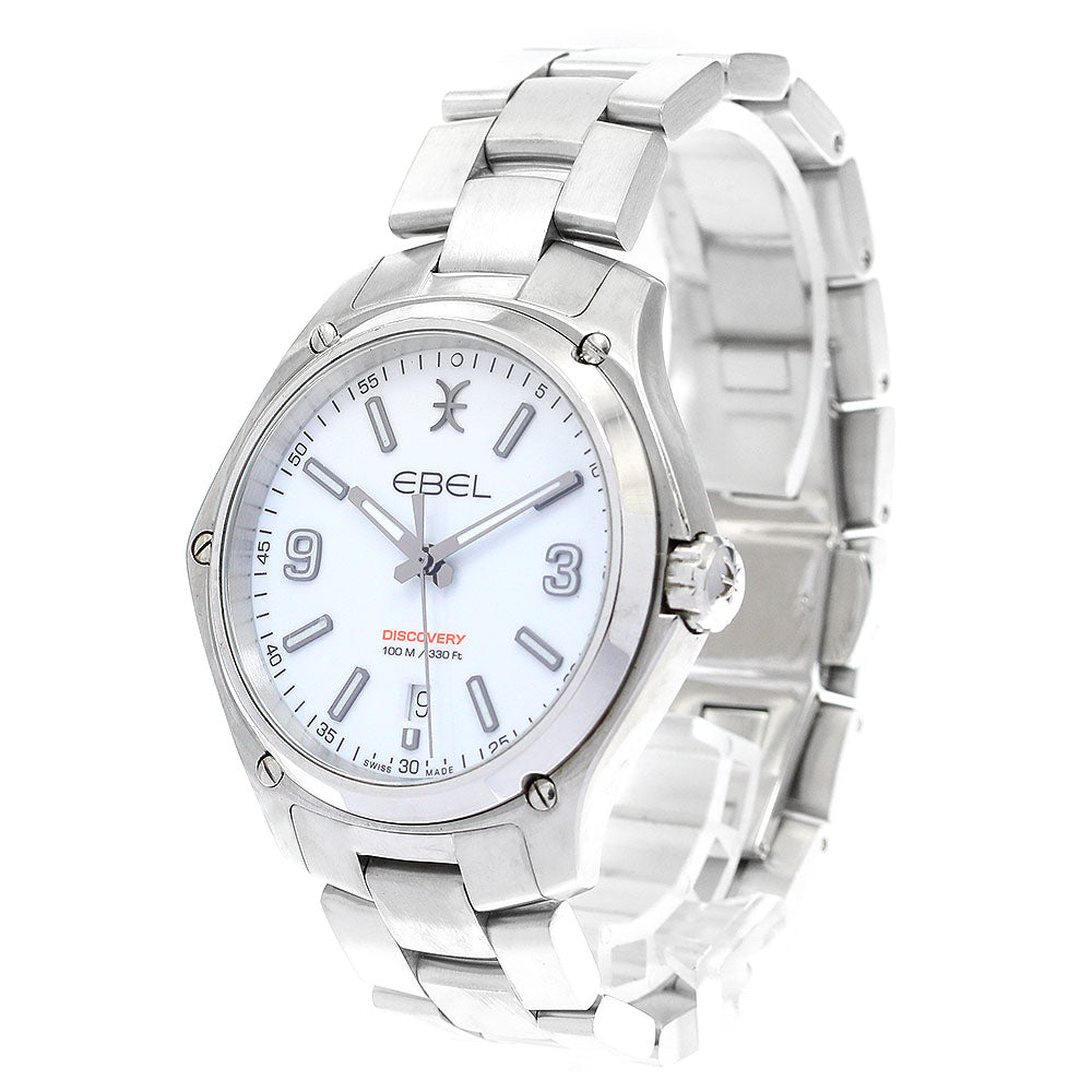 EBEL Discovery Gent 1216399 Date white Dial Quartz Men's Watch_900848