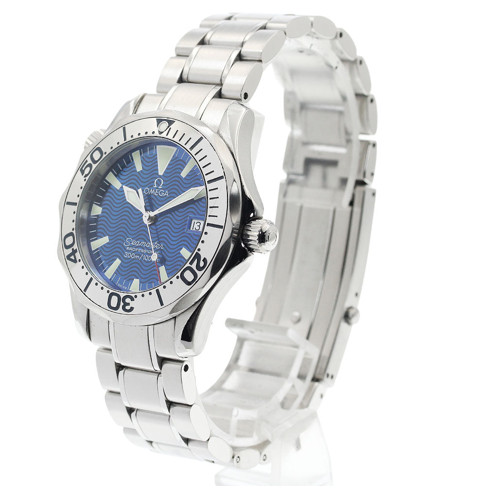 OMEGA Seamaster300 2263.80 Date blue Dial Quartz Boy's Watch_900860