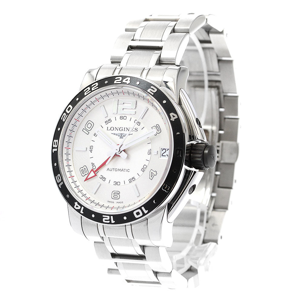 LONGINES Admiral L3.668.4 GMT Silver Dial Automatic Men's Watch_900874