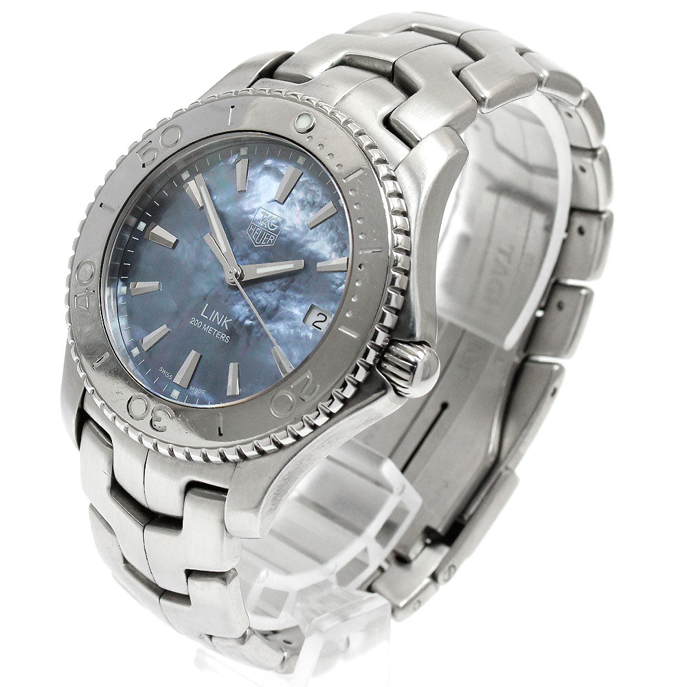 TAG HEUER Link WJ1119 Date Blue shell Dial Quartz Men's Watch_900877