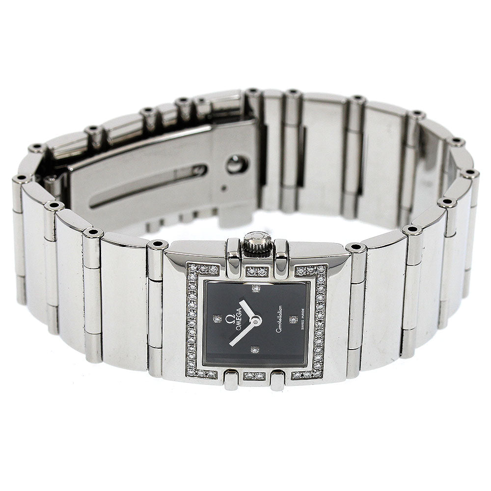 OMEGA Constellation Carre Quadra 1528.46 4P diamond bezel Quartz Ladies_900878