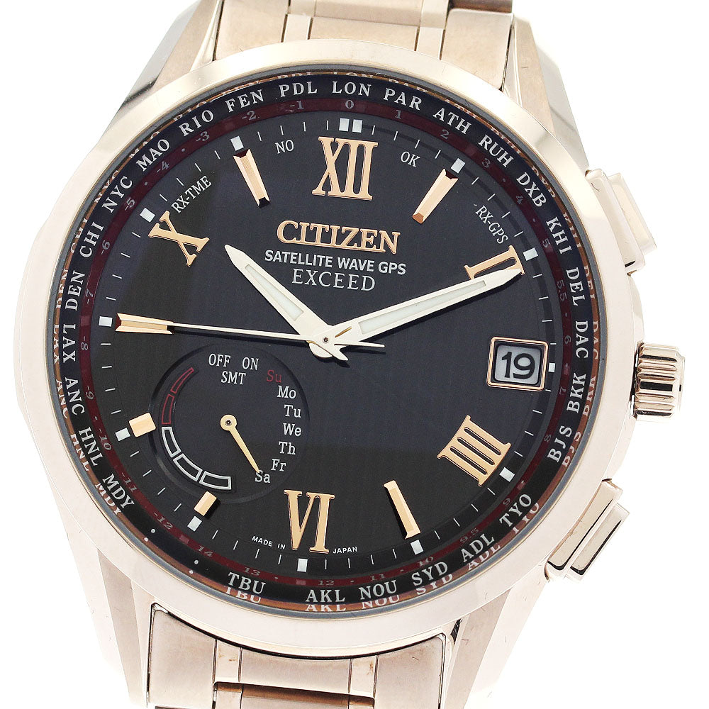 CITIZEN Exceed F150-T025153/CC3056-68E Solar Powered Radio Men's Watch_900926