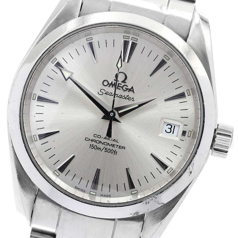 OMEGA Seamaster Aqua Terra 2504.30 Date Silver Dial Automatic Boy's Watch_900949