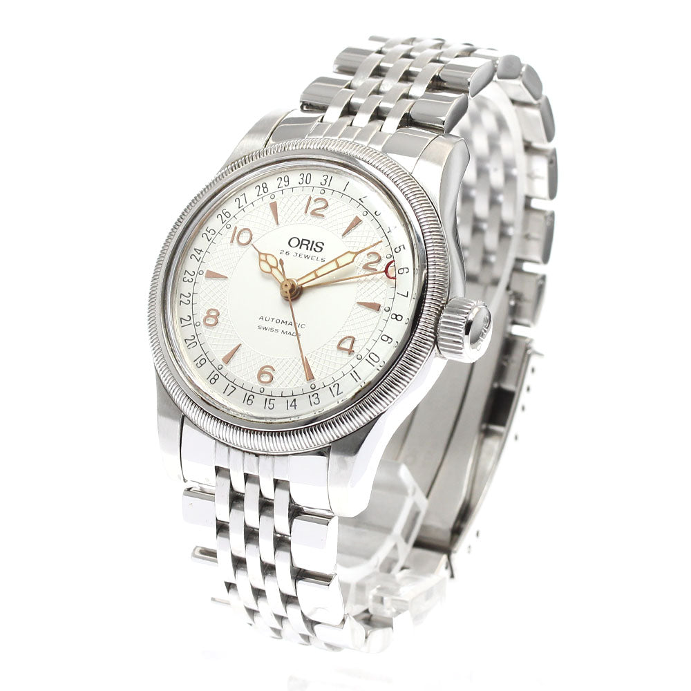 ORIS Pointer date 7543 Big crown Silver Dial Automatic Men's Watch_900953