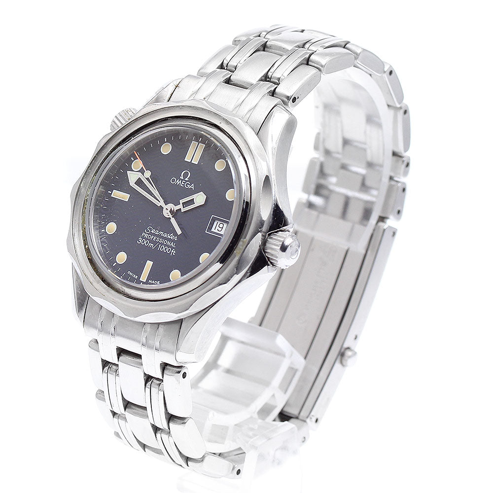 OMEGA Seamaster300 Date blue Dial Quartz Boy's Watch_900955