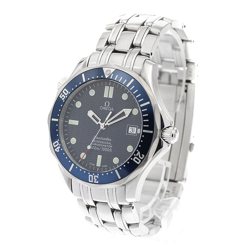 OMEGA Seamaster300 2531.80 Date Navy Dial Automatic Men's Watch_900981