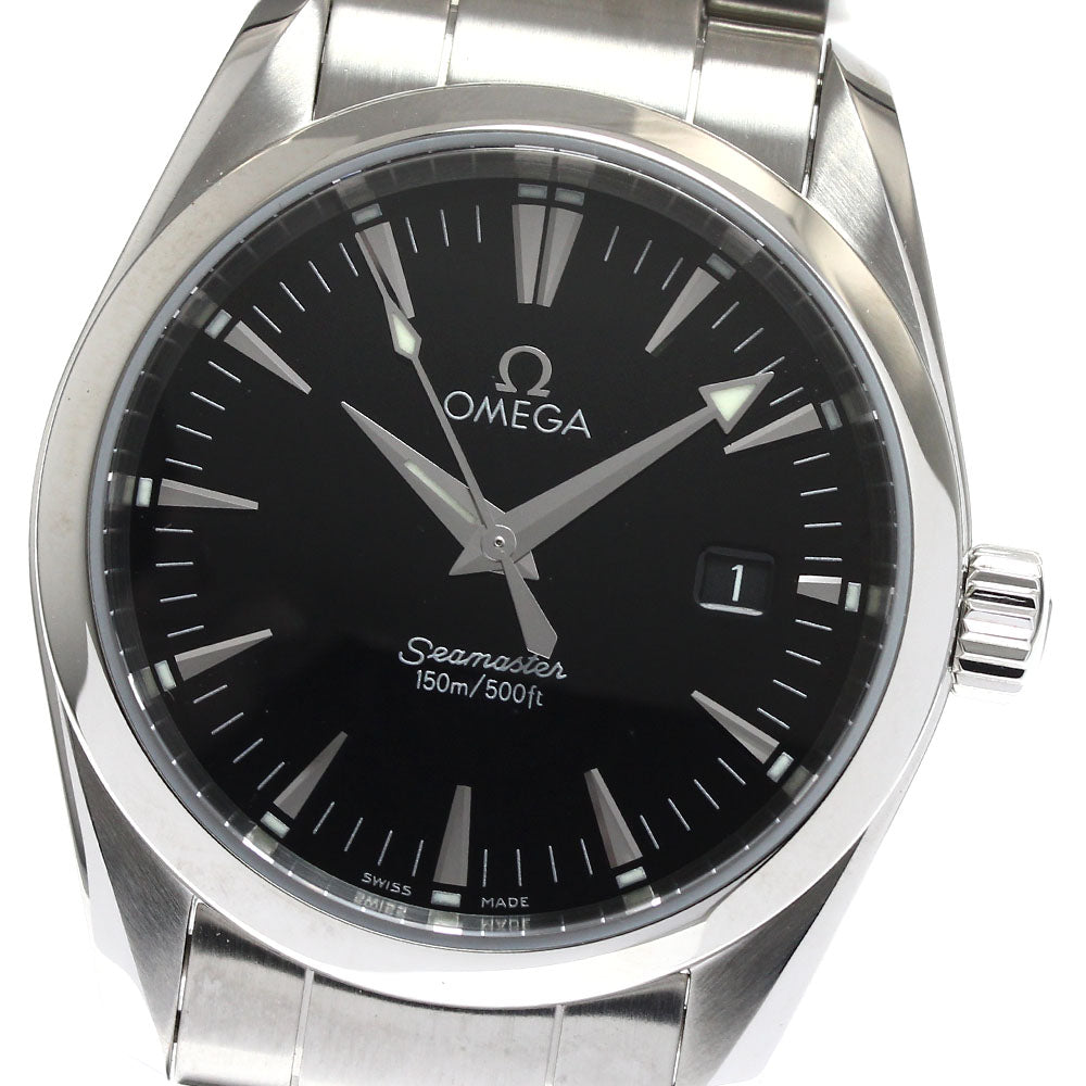 OMEGA Seamaster Aqua Terra 2518.50 Date black Dial Quartz Boy's Watch_900983