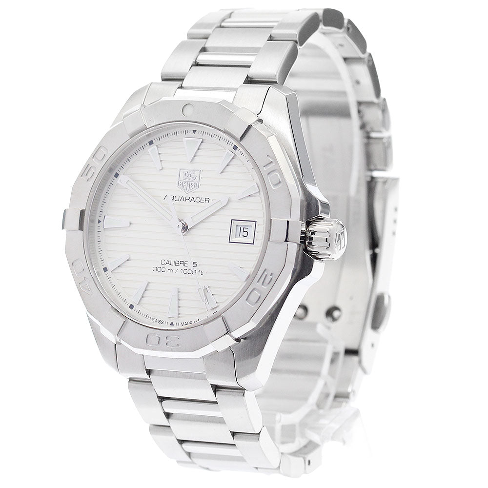 TAG HEUER Aqua racer WAY2111.BA0928 Caliber 5 white Dial Automatic Men's_900998