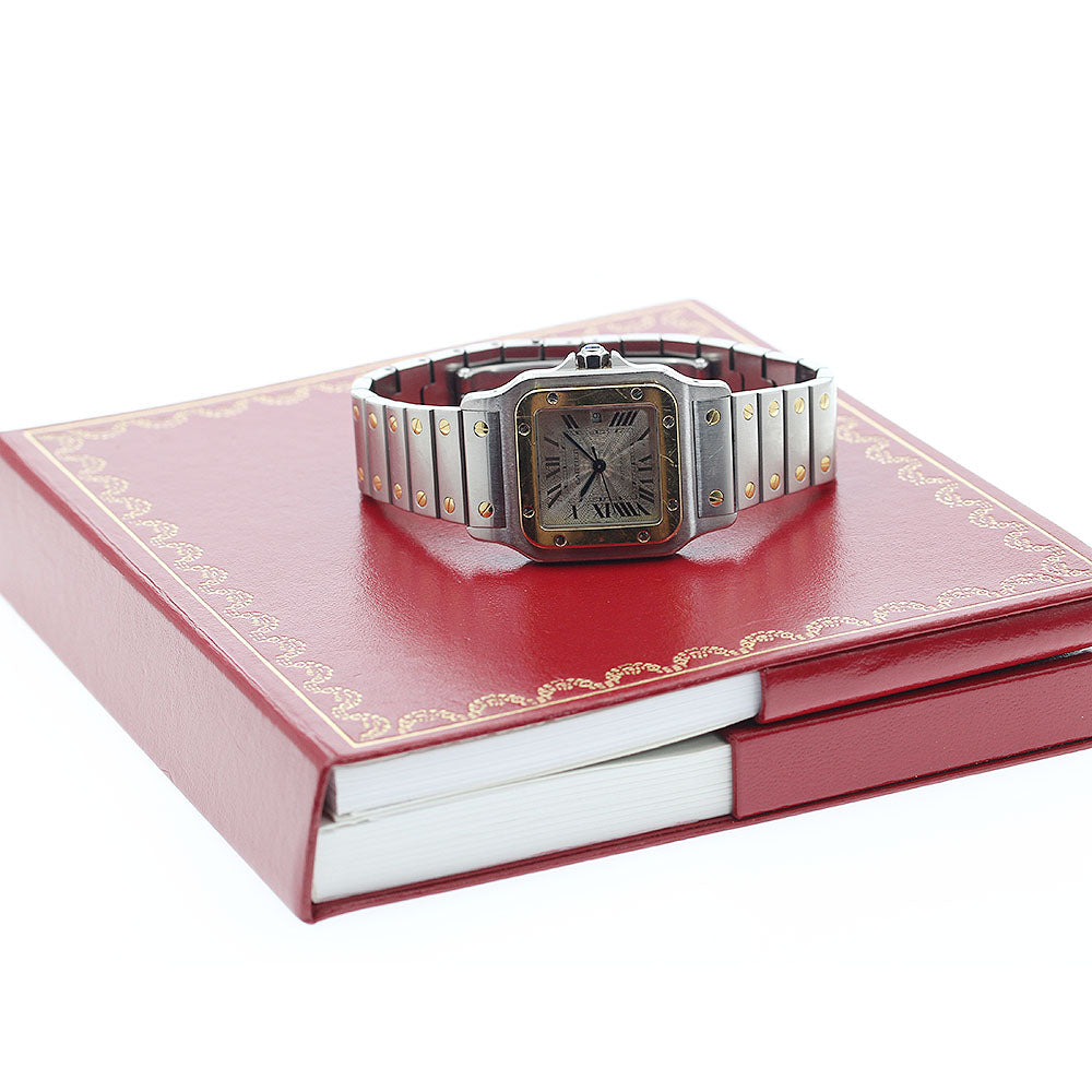 CARTIER Santos GalbeeLM W20058C4 YG2 tone Automatic Men's Watch_901003