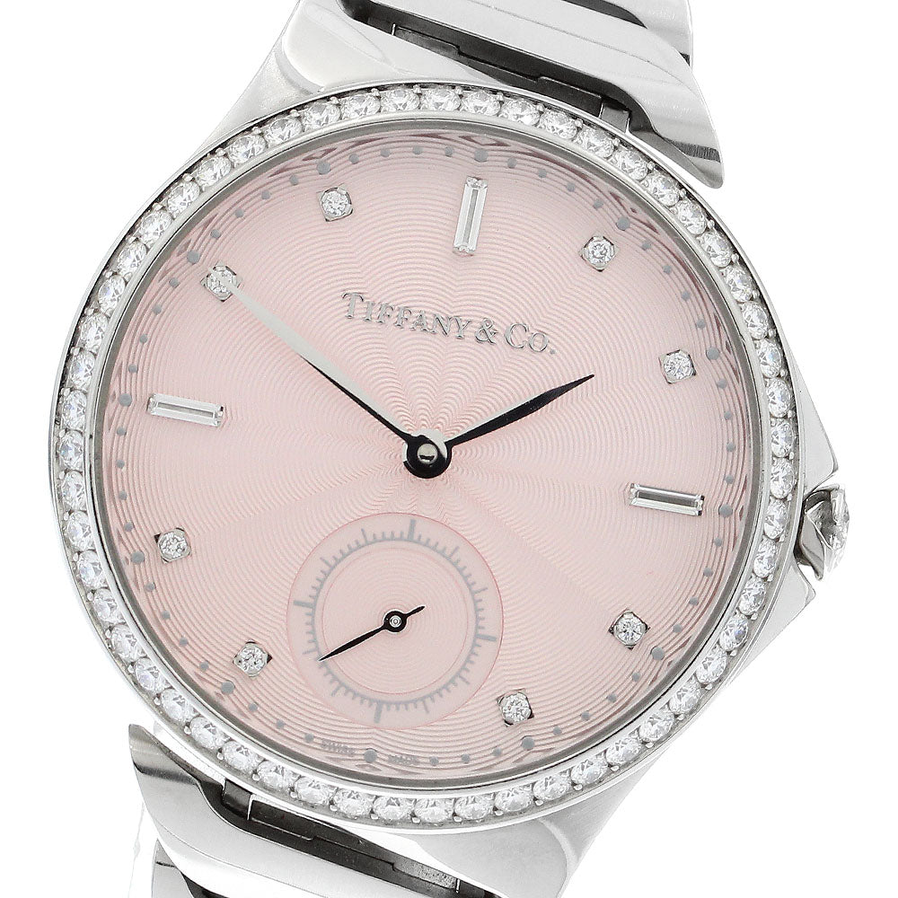 TIFFANY&Co. Metro 60875006 3-hand diamond bezel Automatic Ladies Watch_901005