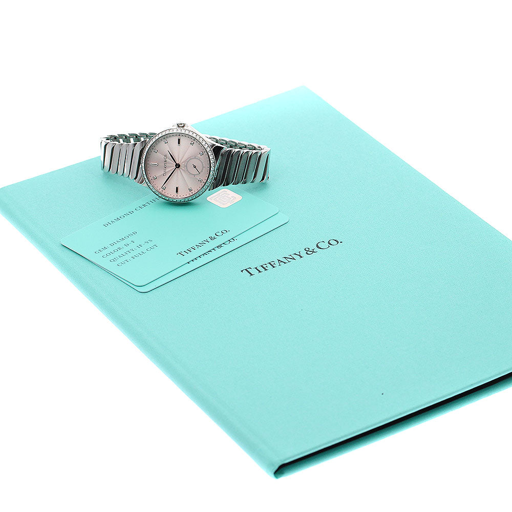 TIFFANY&Co. Metro 60875006 3-hand diamond bezel Automatic Ladies Watch_901005