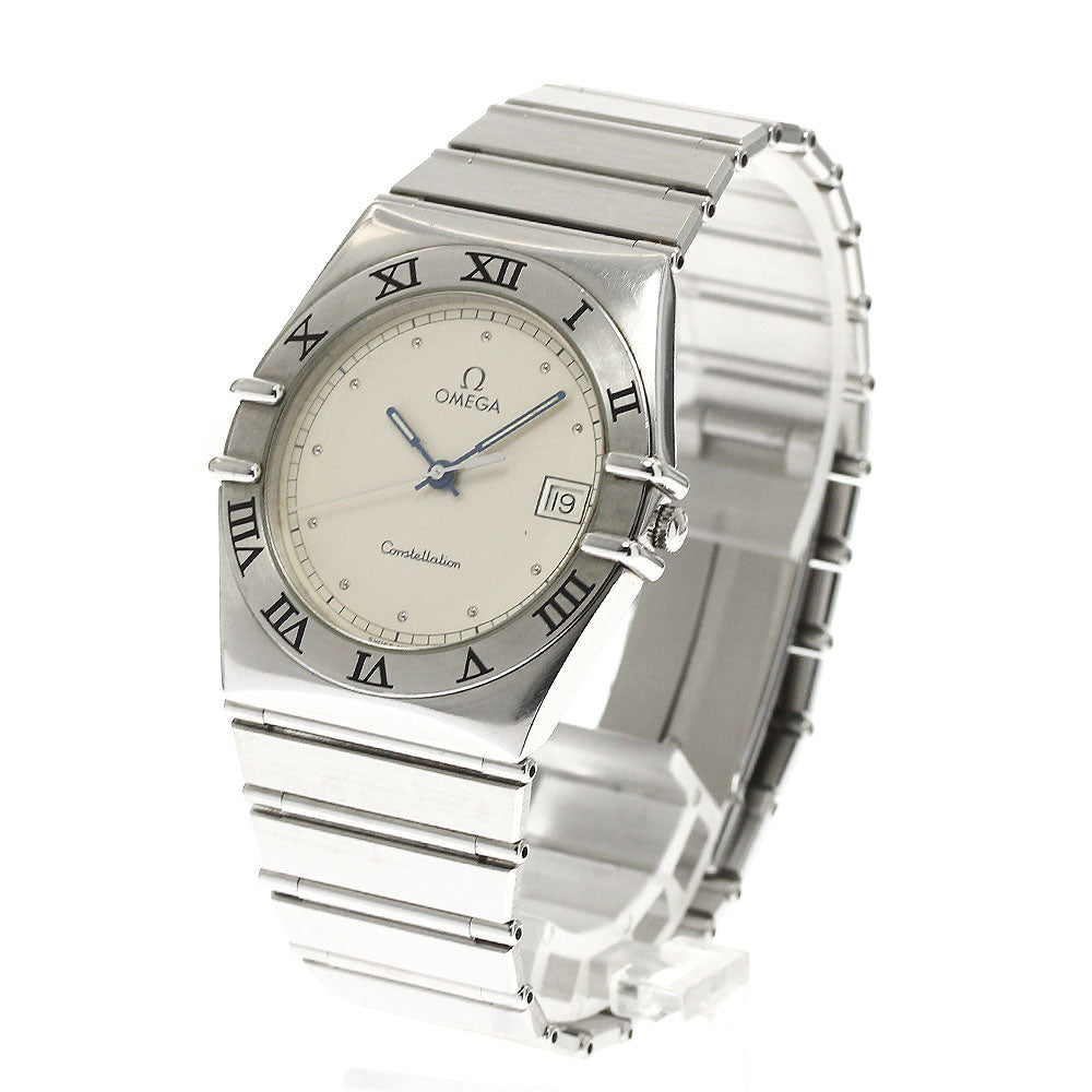 OMEGA Constellation Date Silver Dial Quartz Men's Watch_901010